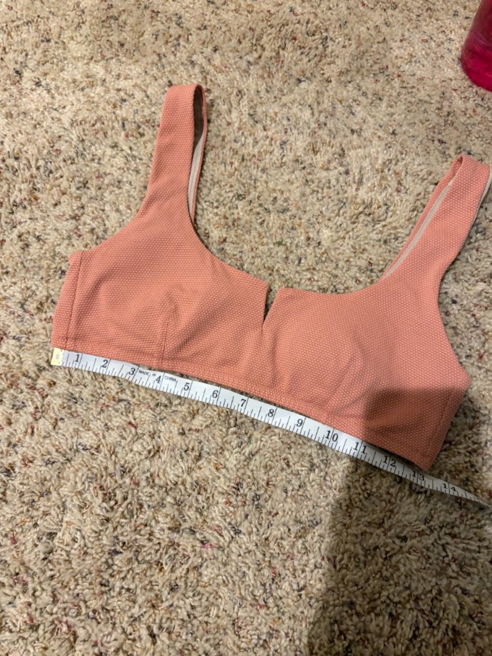 Lululemon Honeycomb Dip Bikini Swimsuit Swim Set Pink Black - Picture 10 of 16